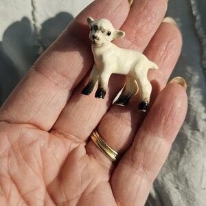 Adorable Cream Lamb Beswick Figurine